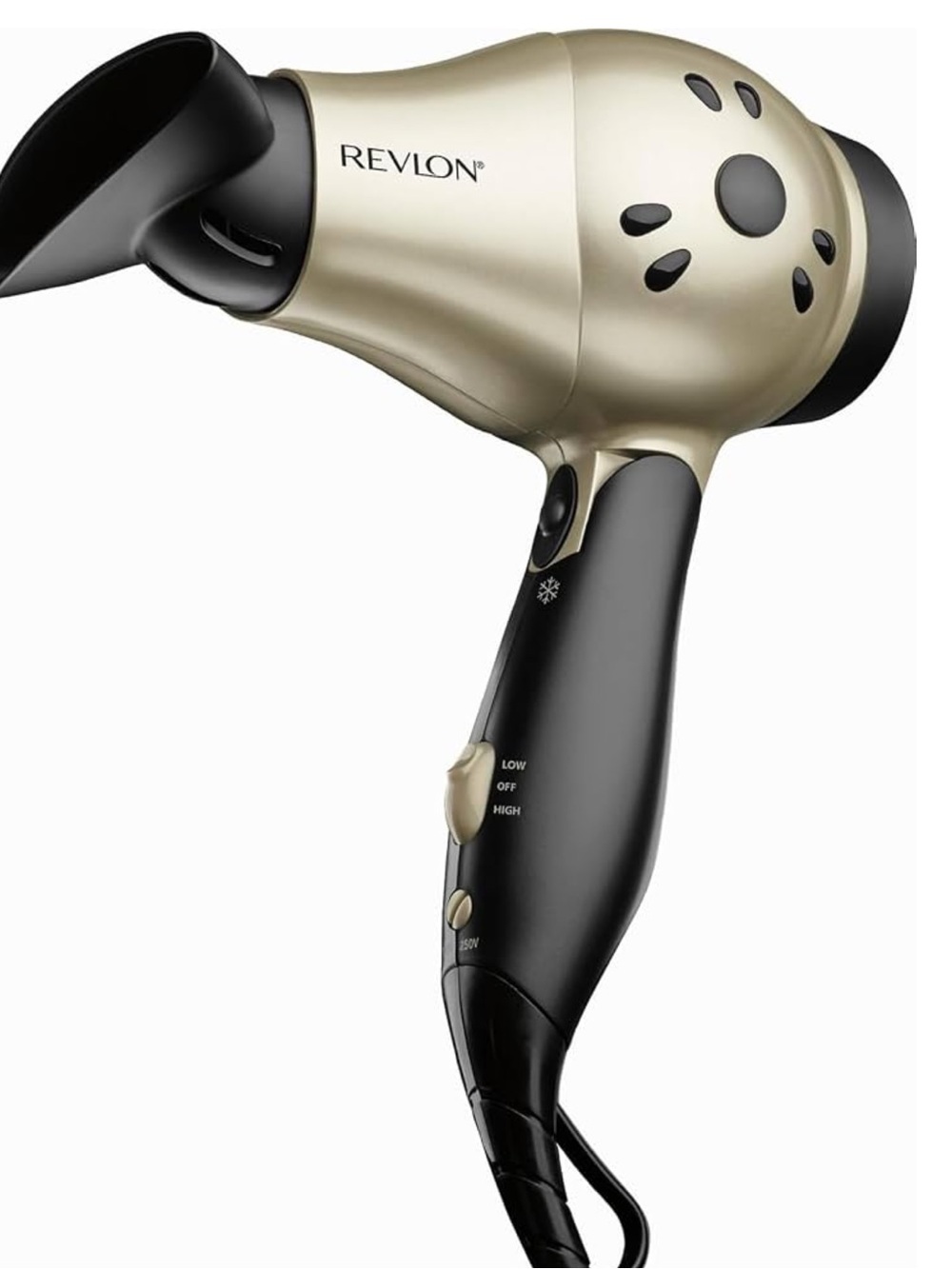 REVLON 1875W Compact Folding Handle Hair Dryer | Great for Travel store display